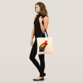 Scarlet Macaw Canvas tas (Voorkant (model))