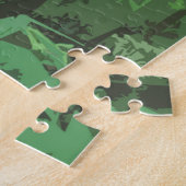 Scarlet Macaw Costa Rica Design Jigzaag Puzzle Legpuzzel (Zijkant)