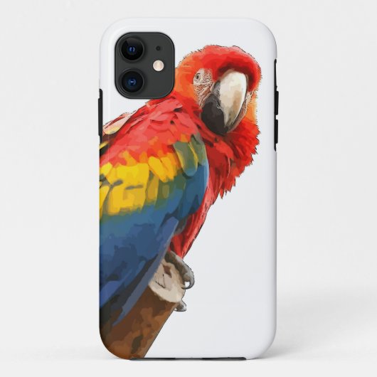 Scarlet Macaw iPhone 5 Hoesje (Achterkant)