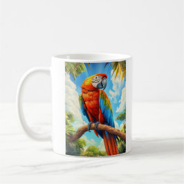 Scarlet Macaw Koffiemok