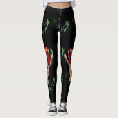 Scarlet Macaw Leggings (Voorkant)