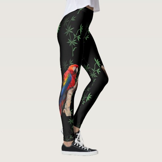 Scarlet Macaw Leggings (Rechts)