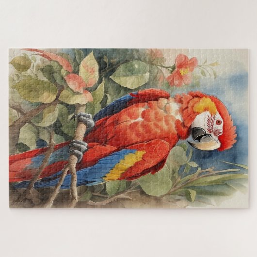 Scarlet Macaw Legpuzzel (Horizontaal)