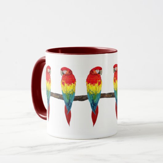 Scarlet Macaw Mok (Voorkant links)