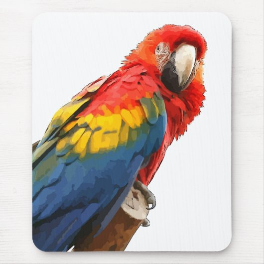 Scarlet Macaw Muismat (Voorkant)