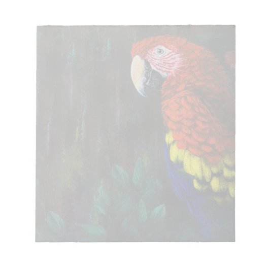 Scarlet Macaw Notitieblok (Voorkant)