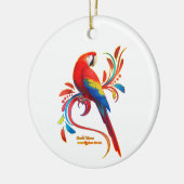 Scarlet Macaw Ornament (Links)