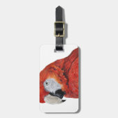Scarlet Macaw Parrot cadeaus Bagagelabel (Voorkant verticaal)