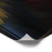 Scarlet Macaw Parrot Eating Toast Poster (Hoek)