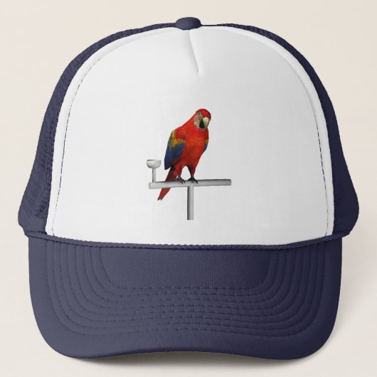 Scarlet Macaw Trucker Pet (Voorkant)