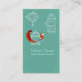 Scarlet Macaw Visitekaartje