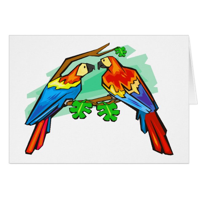 Scarlet Macaws (Voorkant Horizontaal)