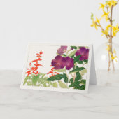 Scarlet, Melastoma van Tanigami Konan Kaart (Gele Bloem)