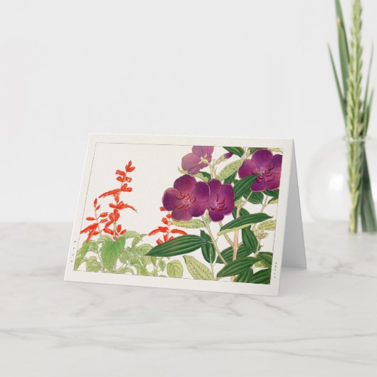 Scarlet, Melastoma van Tanigami Konan Kaart (Voorkant)