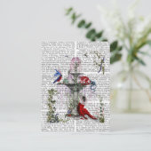 Scarlet Monkey 2 Briefkaart (Staand voorkant)