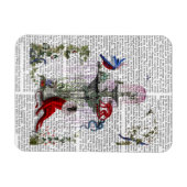 Scarlet Monkey 2 Magneet (Horizontaal)