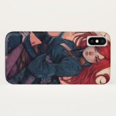 Scarlet Moon Kunoichi Case-Mate iPhone Case (Achterkant (horizontaal))