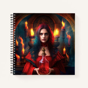 Scarlet Mystic Witch 8,5-inch x 8,5-inch Spiral No Notitieboek