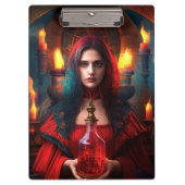 Scarlet Mystic Witch Clipboard Klembord (Voorkant)