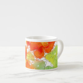 Scarlet Nasturtiums Espresso Mok