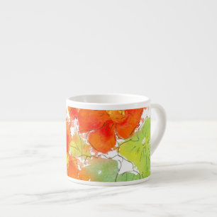 Scarlet Nasturtiums Espresso Mok