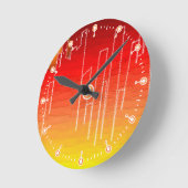 Scarlet Night Medium Clock Ronde Klok (Hoek)
