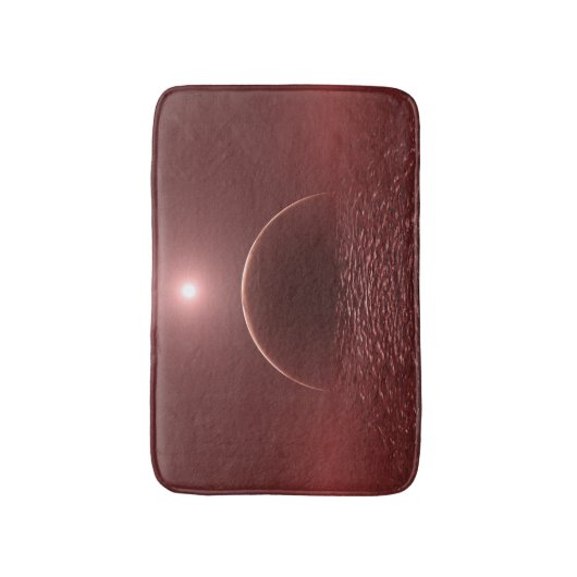 Scarlet Ocean Moon Badmat (Voorkant Verticaal)