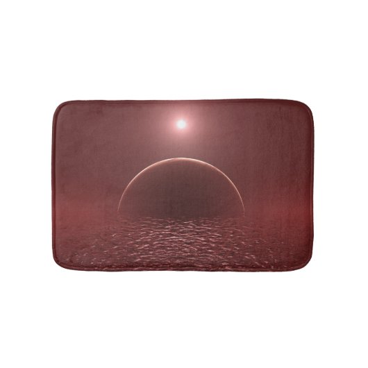 Scarlet Ocean Moon Badmat (Voorkant)