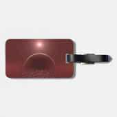 Scarlet Ocean Moon Bagagelabel (Achterkant horizontaal)