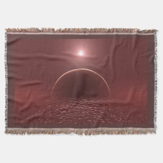 Scarlet Ocean Moon Deken (Voorkant)
