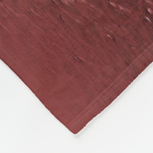 Scarlet Ocean Moon Fleece Deken (Hoek)