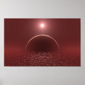 Scarlet Ocean Moon Poster (Voorkant)