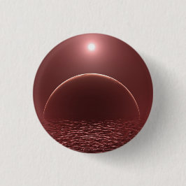 Scarlet Ocean Moon Ronde Button 3,2 Cm