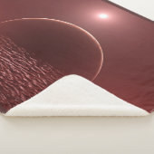 Scarlet Ocean Moon Sherpa Deken (3/4)