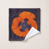 Scarlet Oranje Poppy 1 Bad Handdoek (Wasdoekje)