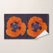 Scarlet Oranje Poppy 1 Bad Handdoek (Handdoek)