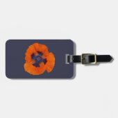 Scarlet Oranje Poppy 1 Bagagelabel (Voorkant horizontaal)