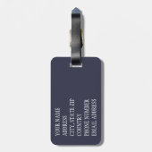 Scarlet Oranje Poppy 1 Bagagelabel (Achterkant verticaal)