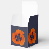 Scarlet Oranje Poppy 1 Bedankdoosjes (Geopend)