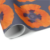 Scarlet Oranje Poppy 1 Cadeaupapier (Rol Hoek)