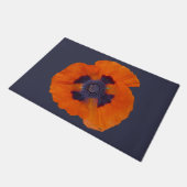 Scarlet Oranje Poppy 1 Deurmat (Schuin)