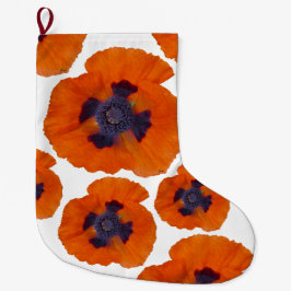 Scarlet Oranje Poppy 1 Grote Kerstsok