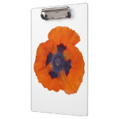 Scarlet Oranje Poppy 1 Klembord (Links)