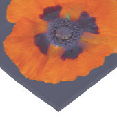 Scarlet Oranje Poppy 1 Korte Tafelloper (Hoek)