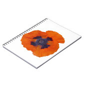 Scarlet Oranje Poppy 1 Notitieboek (Linkerzijde)