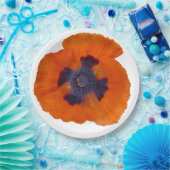 Scarlet Oranje Poppy 1 Papieren Bordje (Feest)