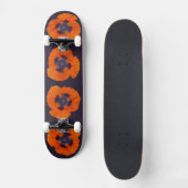 Scarlet Oranje Poppy 1 Persoonlijk Skateboard (Voorkant)