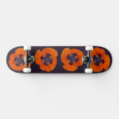 Scarlet Oranje Poppy 1 Persoonlijk Skateboard (Horizontaal)