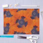 Scarlet Oranje Poppy 1 Tissuepapier (Craft)