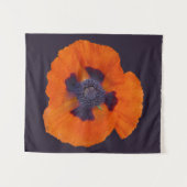 Scarlet Oranje Poppy 1 Wandkleed (Voorkant (horizontaal))